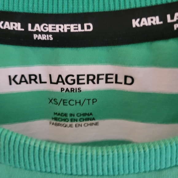 Karl Lagerfeld Paris Graphic Tee Size XS - Picture 5 of 6